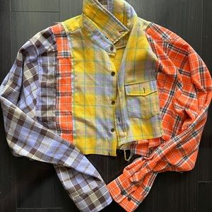 Crop top flannel